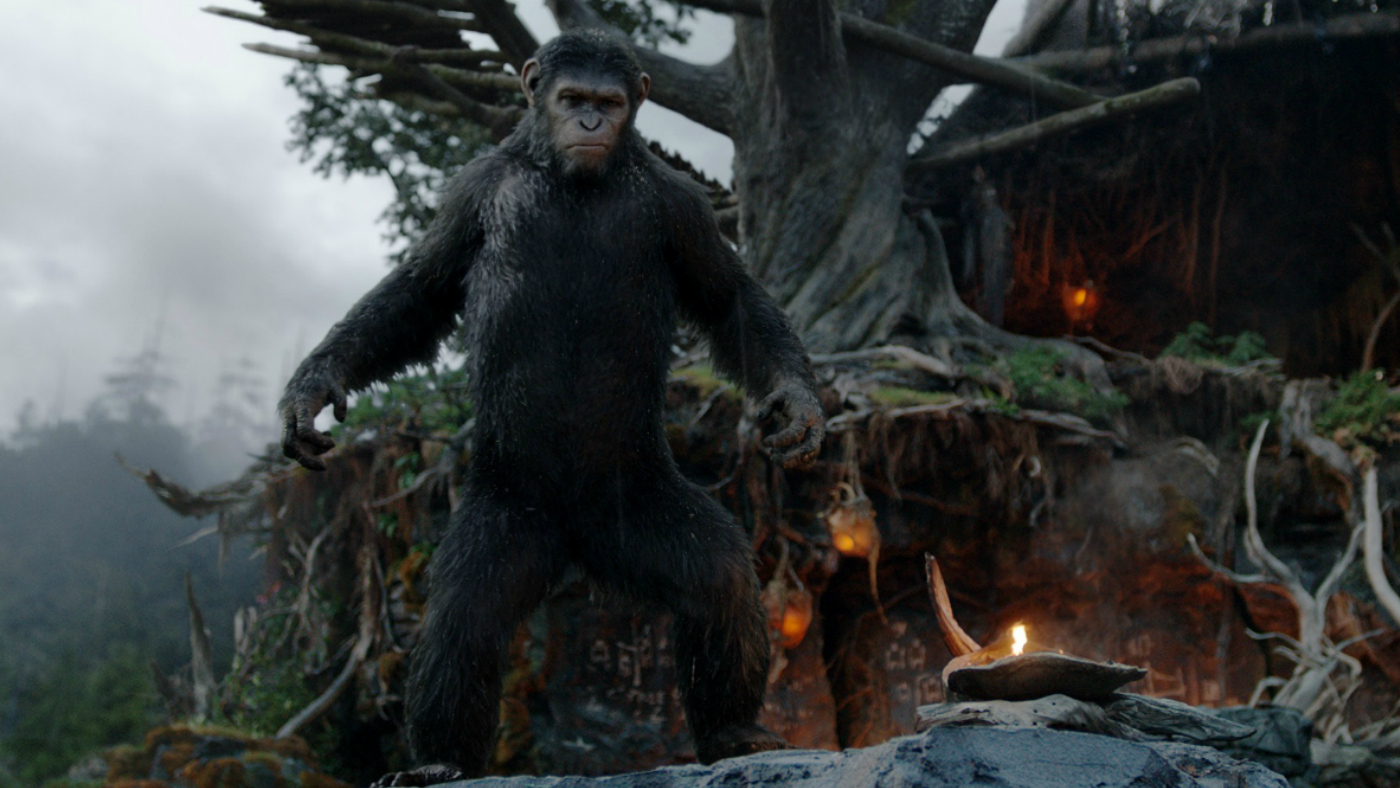 Praatgrage Caesar in tv-spot 'Dawn of the Planet of the Apes'