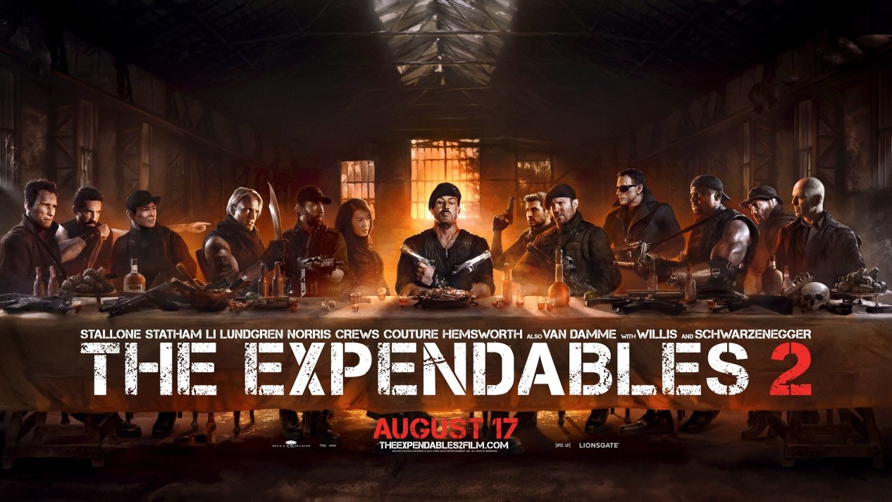 Vreemde poster The Expendables 2