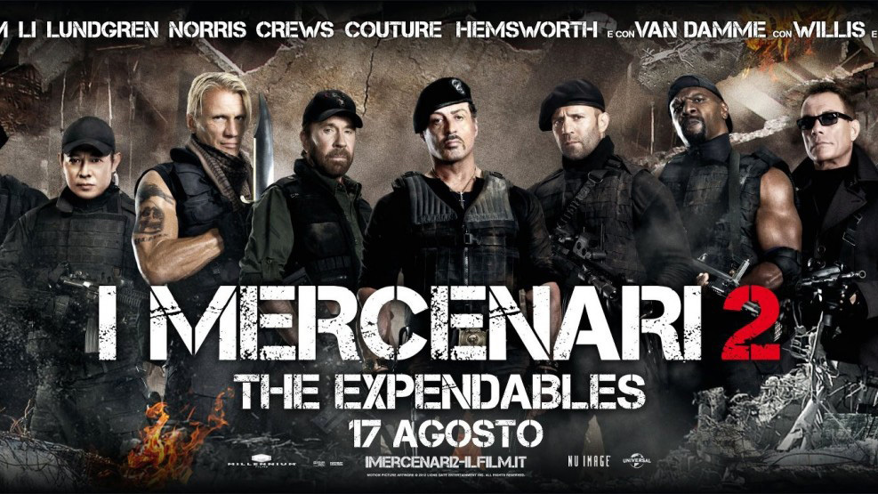 The Expendables 2 officieel Rated-R