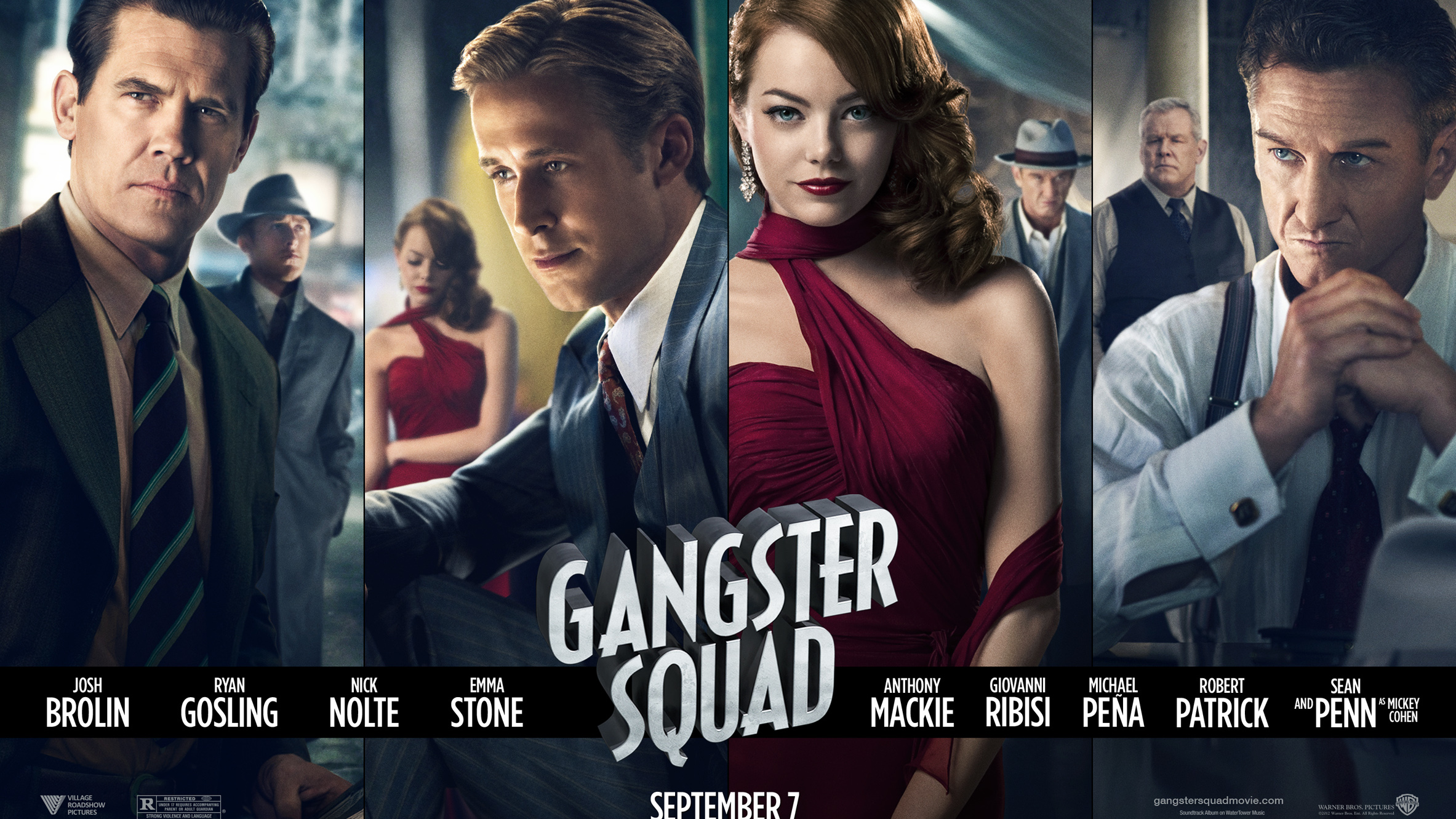 Nieuwe poster Gangster Squad