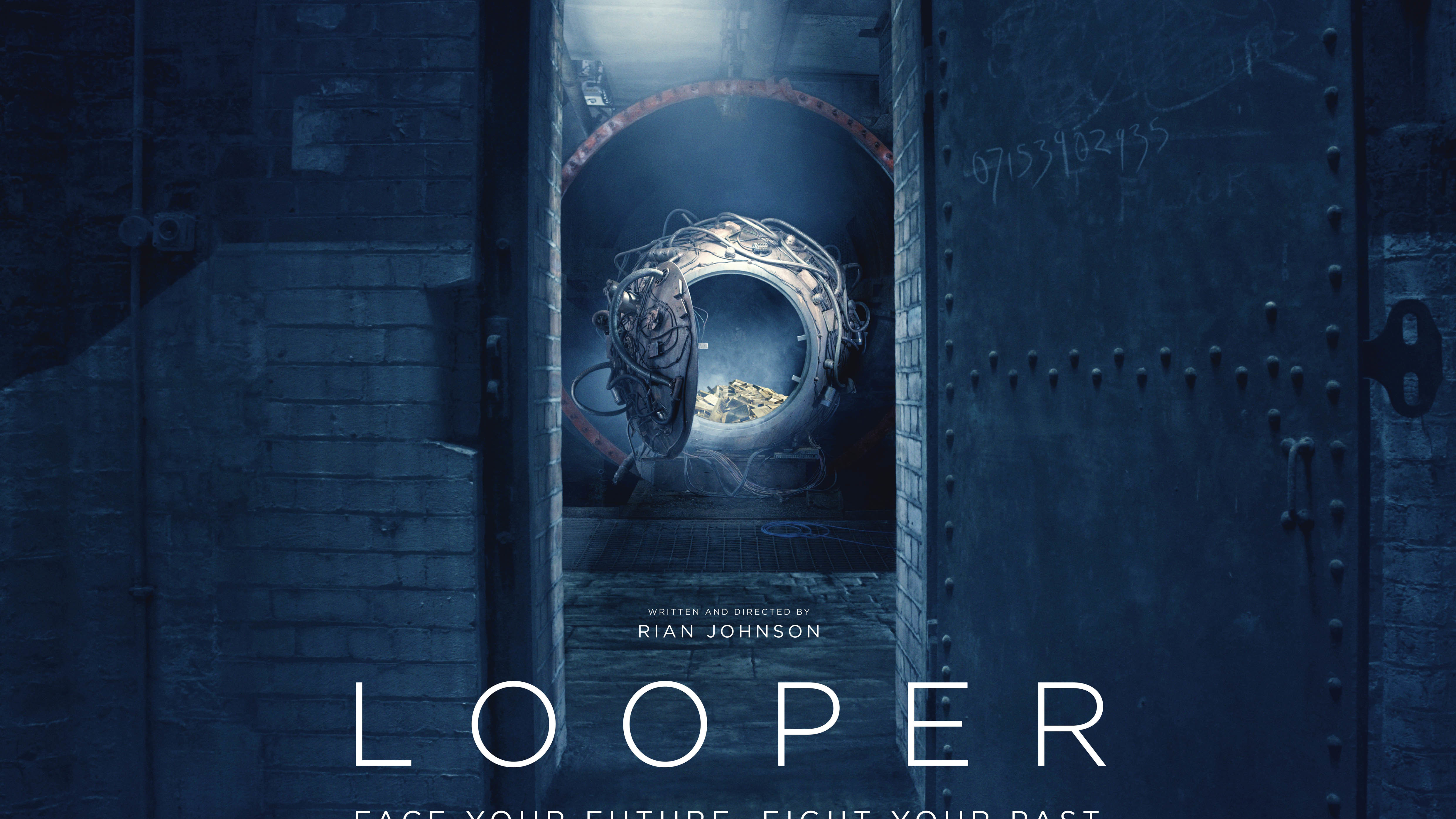 Subtiele poster voor sci-fi 'Looper'
