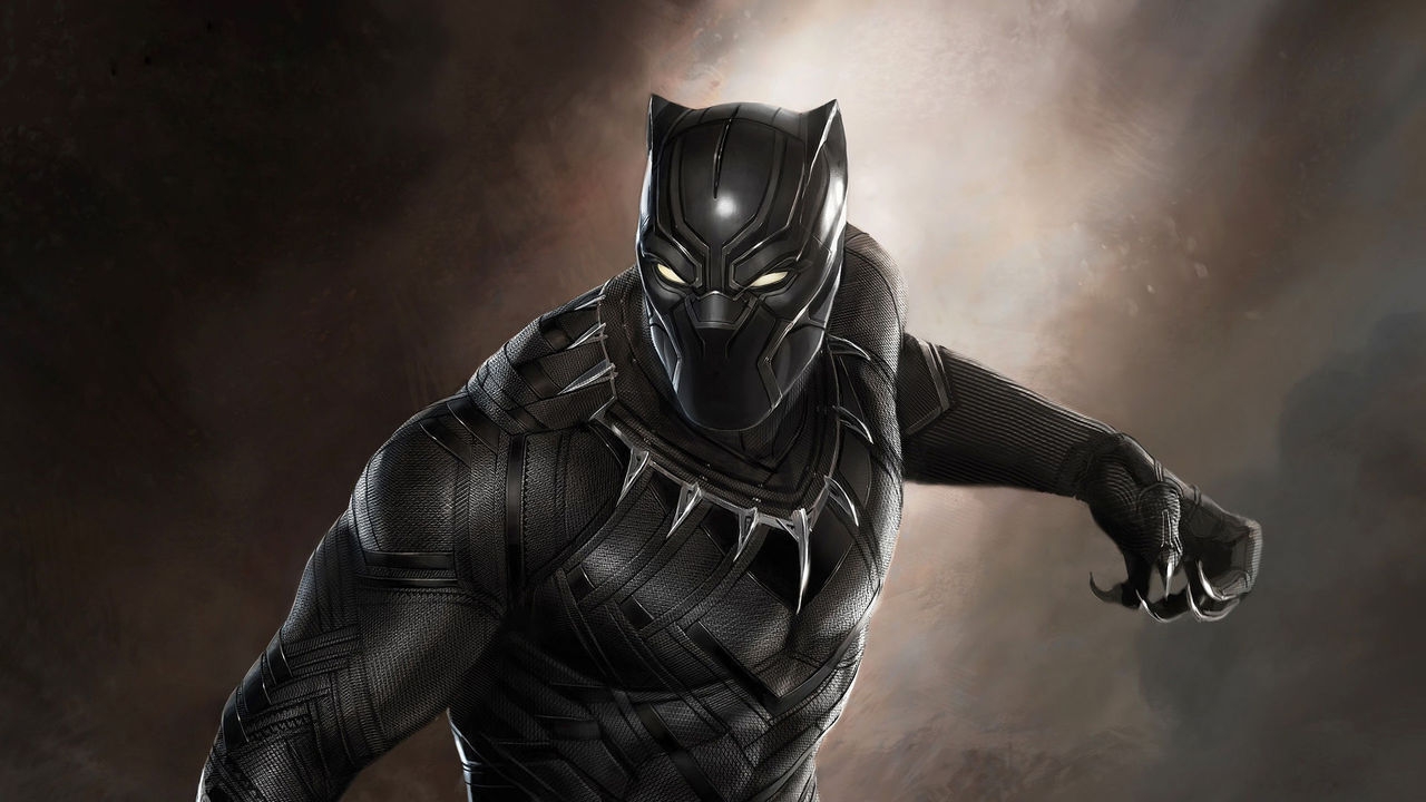 De voltallige cast verzameld op nieuwe poster 'Black Panther'