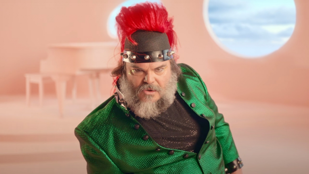 Jack Black geeft hilarische serenade aan Princess Peach in de muziekvideo van 'Peaches'