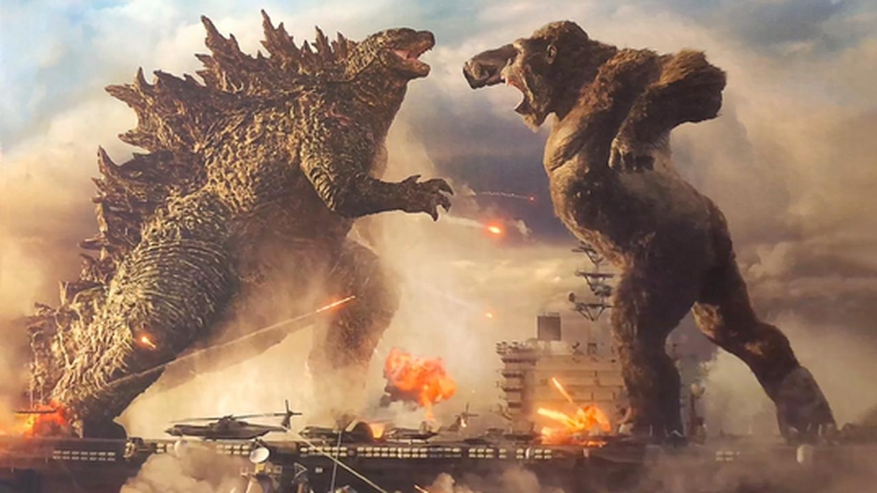 Brute poster 'Godzilla vs. Kong' laat watergevecht van de eeuw zien