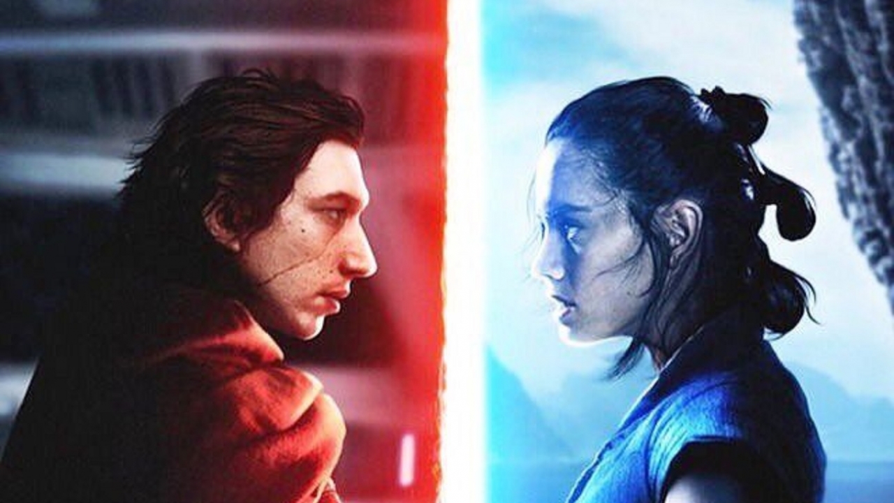 Kylo Ren vs. Rey op posters 'Star Wars: The Last Jedi'