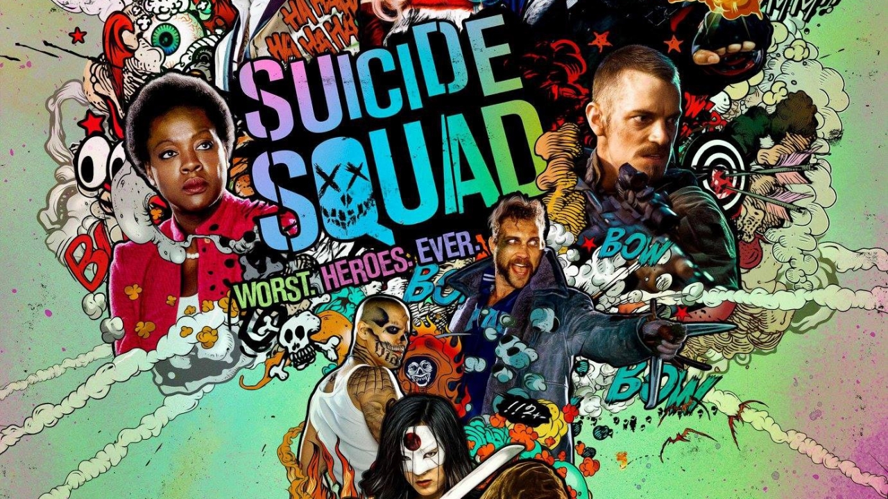 Explosieve poster 'Suicide Squad'