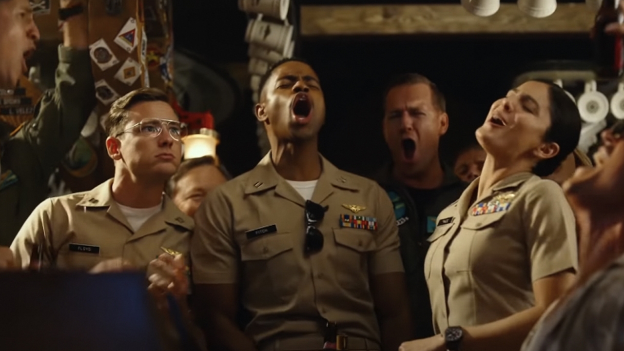 Grappige behind-the-scenes beelden van 'Top Gun: Maverick' worden gedeeld door Monica Barbaro