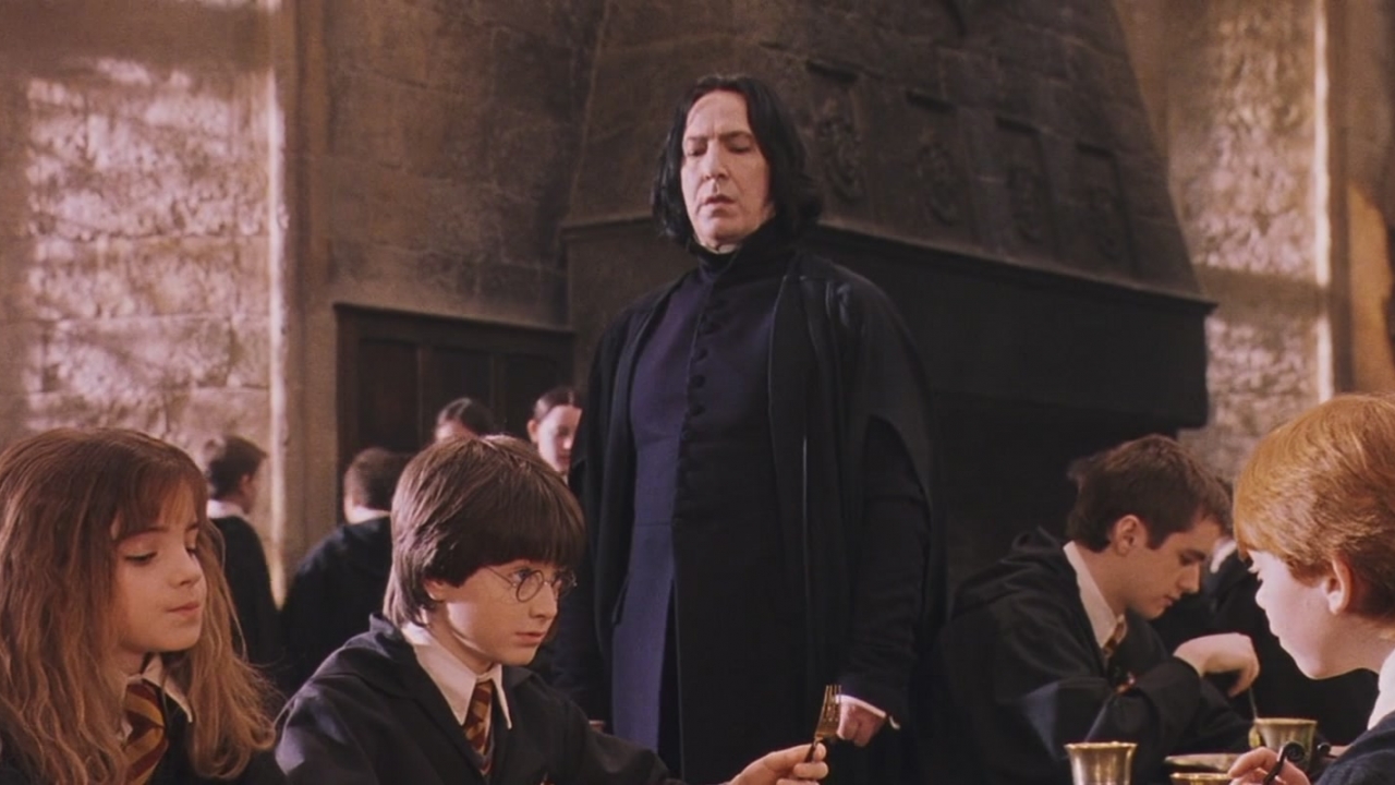 Allereerste woorden van Snape aan Harry Potter hebben een verborgen boodschap