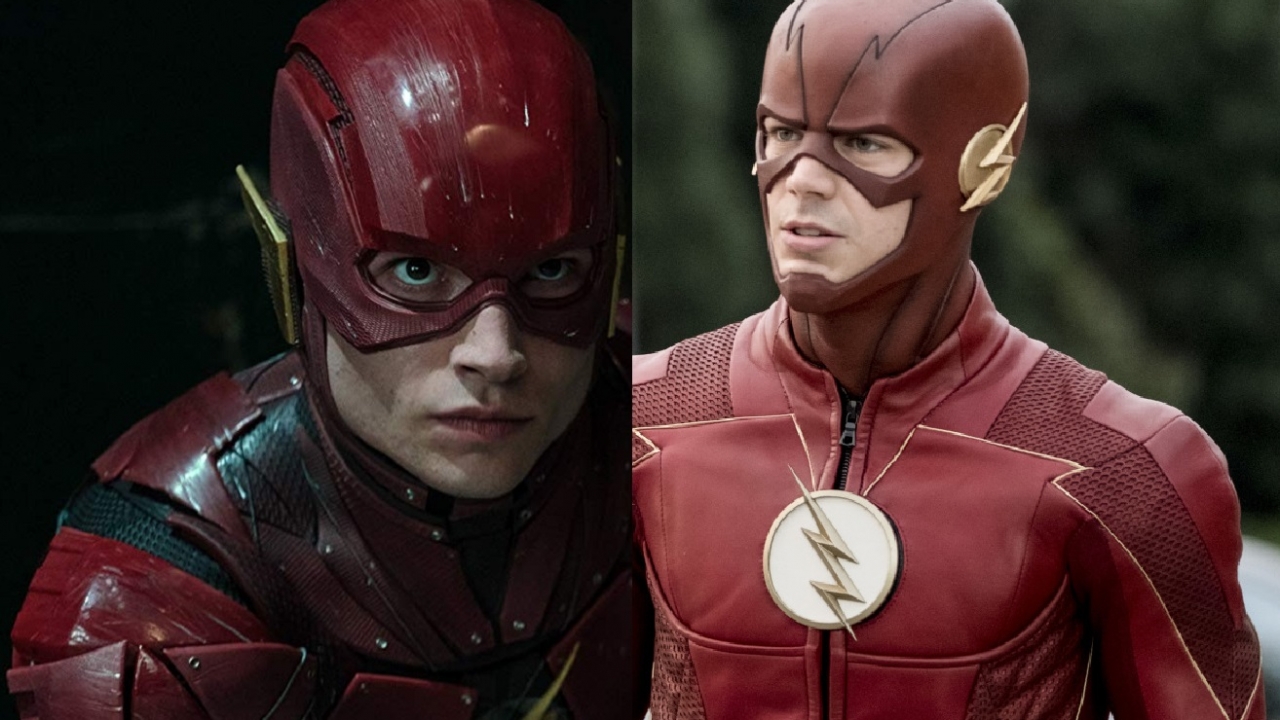 Gaat Ezra Millers 'Flash' samenwerken met 'The Flash' van Grant Gustin?