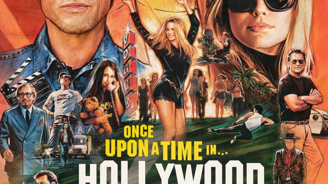 Super gave poster 'Once Upon A Time In Hollywood' van Quentin Tarantino!