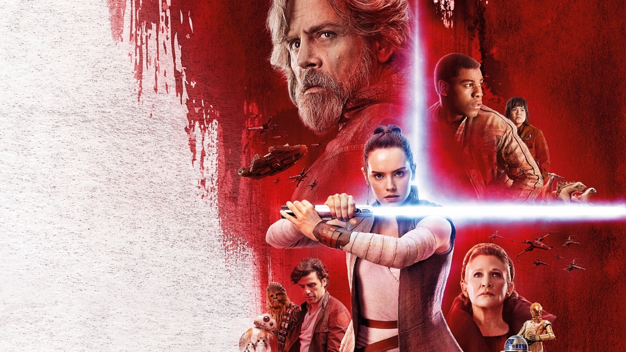 IMAX-poster 'Star Wars: The Last Jedi' verzamelt de cast