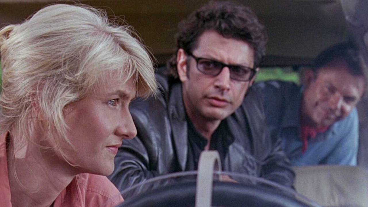 Jeff Goldblum & Sam Neill eren 'Jurassic Park' met duet