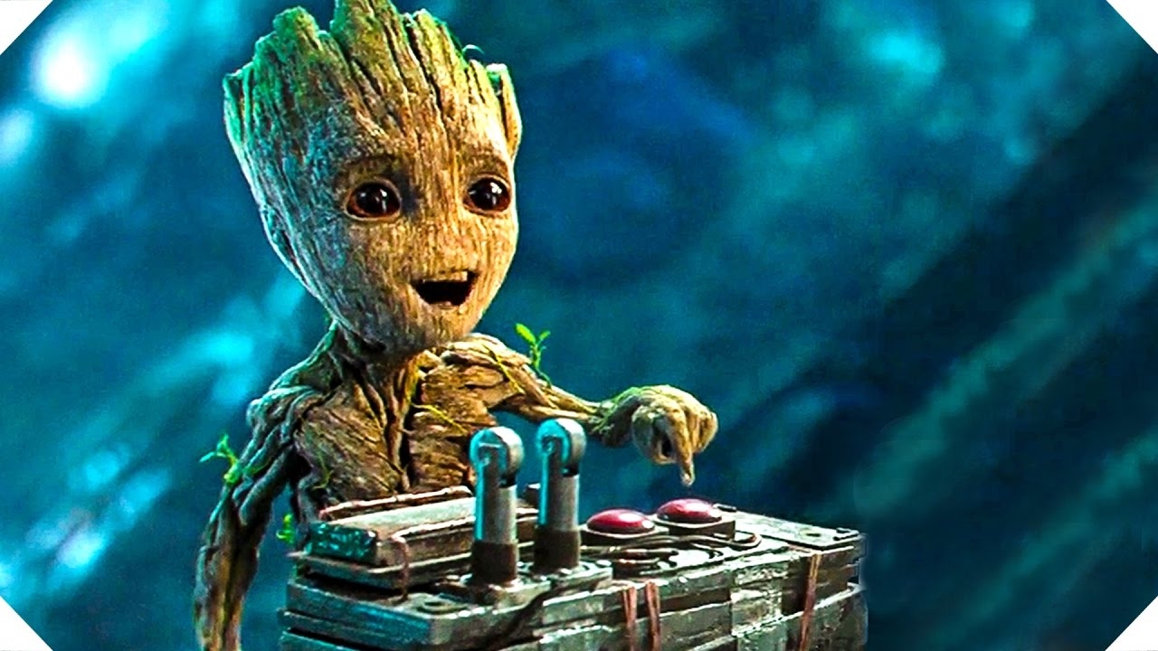 Schattige Baby Groot op nieuwe foto 'Guardians of the Galaxy Vol. 2'