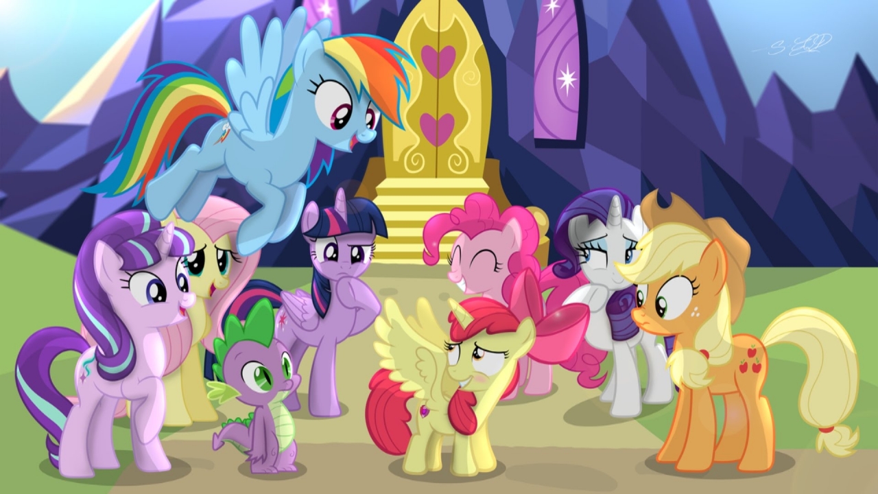 Speciale Comic-Con poster 'My Little Pony: The Movie'