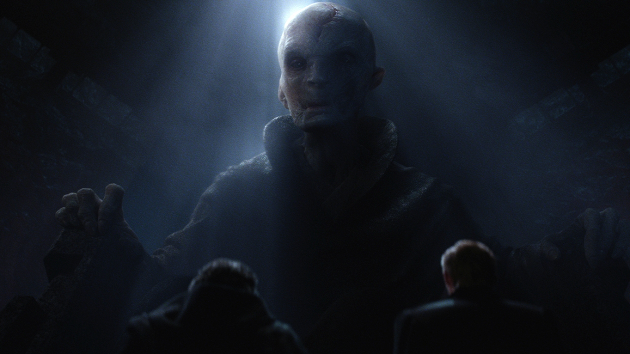Gerucht: Snoke is praktisch effect in 'Star Wars: Episode VIII'