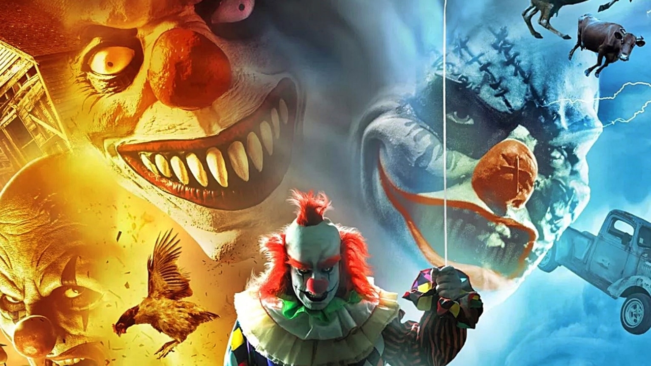 Demonische clowns en tornado's komen samen in de 'Clownado'-trailer