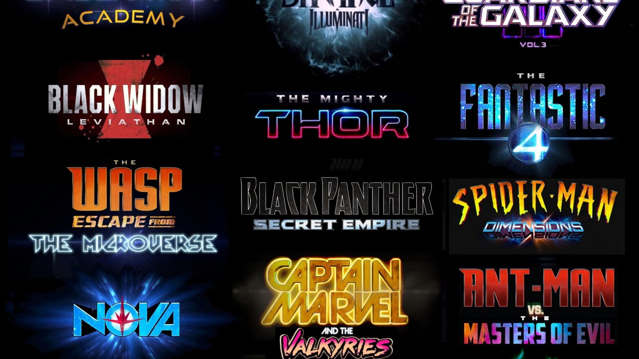 Zijn dit de 12 films in Marvels Phase 5 (2022 - 2025)?
