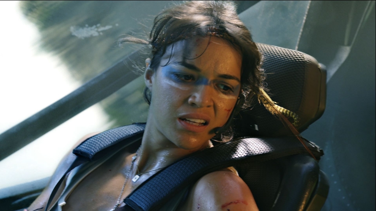 Michelle Rodriguez ziet er badass uit op de set van 'Dungeons & Dragons'