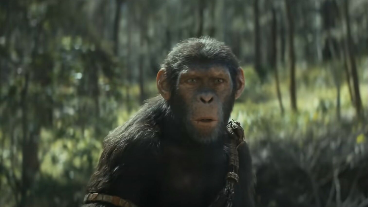 De poster van 'Kingdom of the Planet of the Apes' onthult de wereld zonder de mensheid