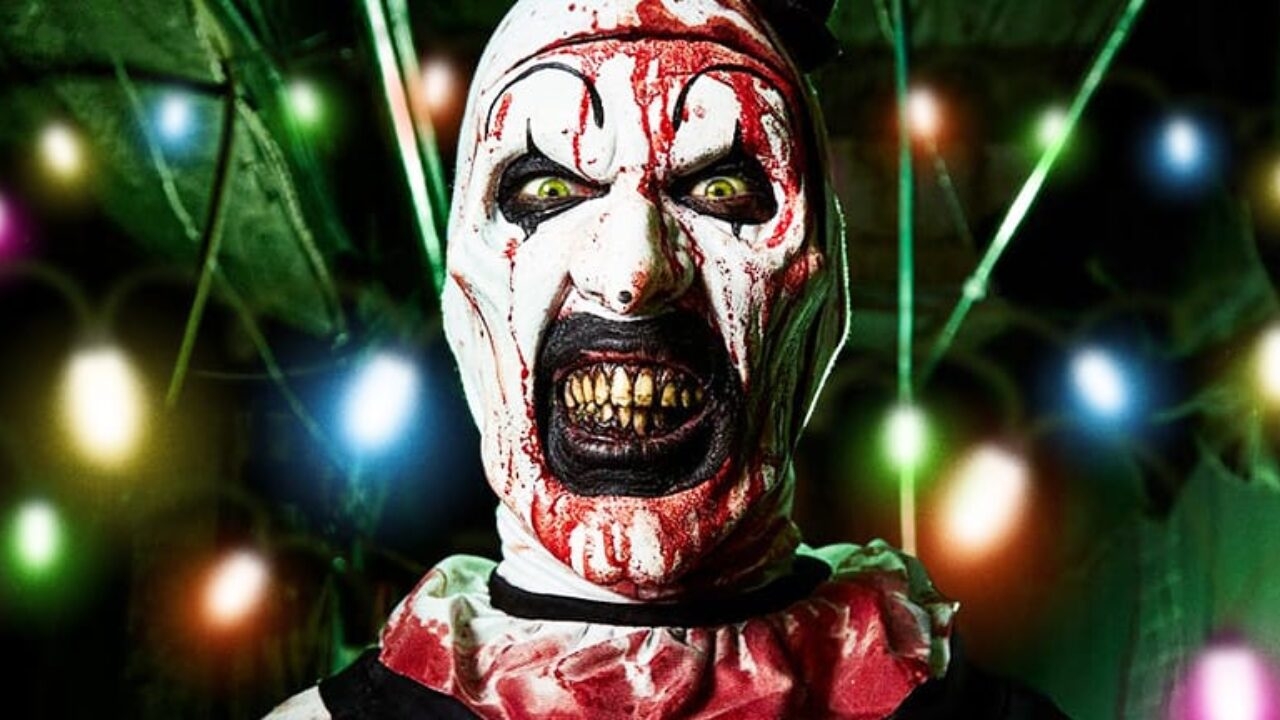 Gruwelijke eerste trailer 'Terrifier 3': Art the Clown als kerstman