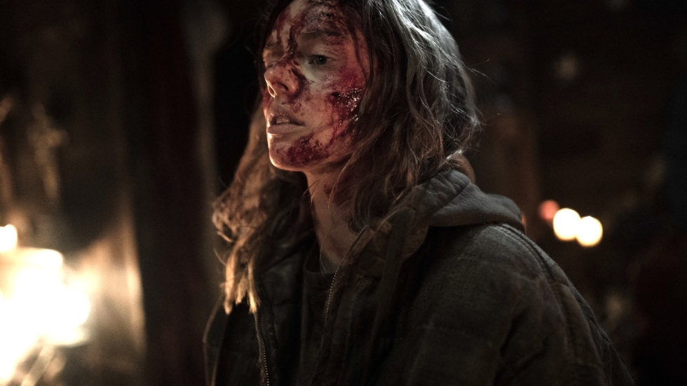 IJzingwekkende horrortrailer 'Azrael' onthult Samara Weaving in post-apocalyptische chaos