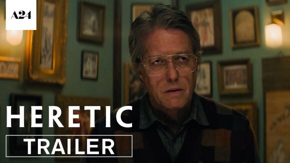 Gloednieuwe 'Heretic'-trailer van A24 studio met Hugh Grant als een enorme griezel