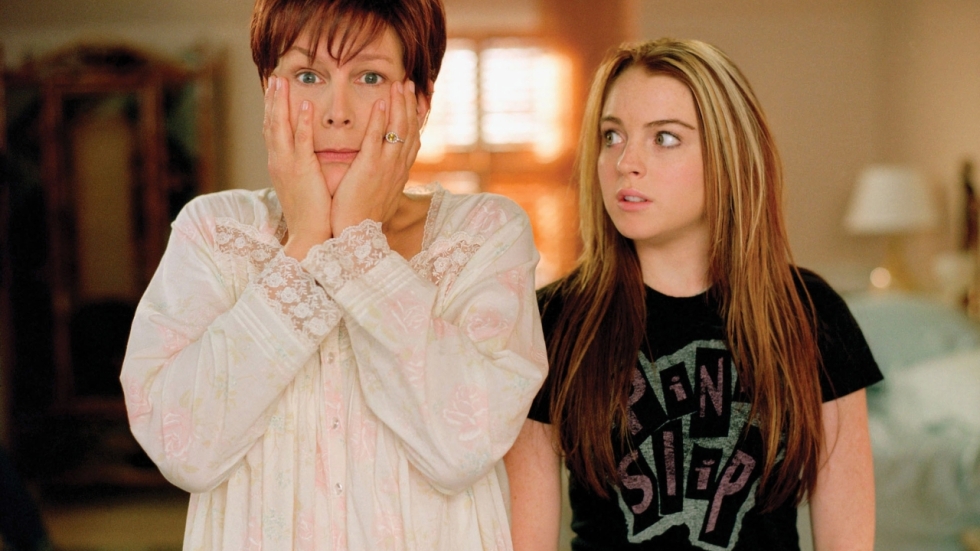 Jamie Lee Curtis en Lindsay Lohan hysterischer dan ooit op foto 'Freakier Friday'