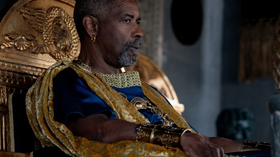 Verwijderde scène 'Gladiator II' met kussende Denzel Washington: "Het waren bangeschijters"