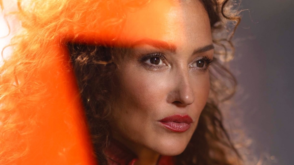 Een "onmogelijke pose" door Katja Schuurman op Insta-foto