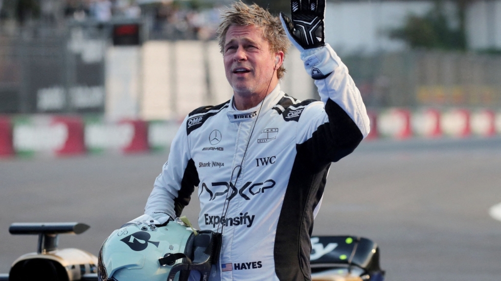 De echte "onboard lap" van Brad Pitt in een heuse Formule 1-auto van McLaren