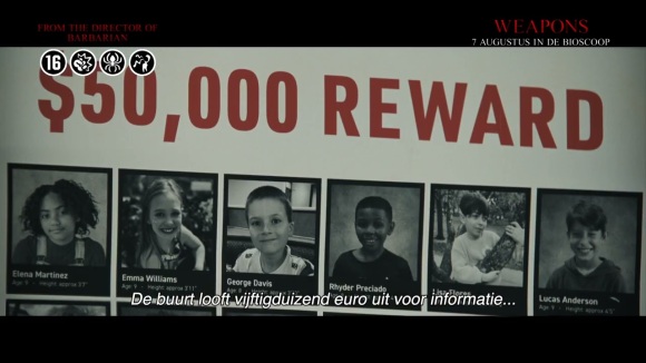 Na deze 10 seconden wil je de thriller 'Weapons' gelijk in de bioscoop zien