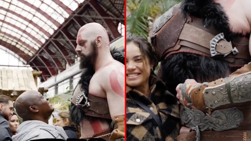 'The Dutch Giant' super indrukwekkend op de foto met fans als Kratos