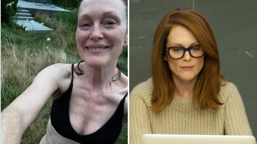 Julianne Moore deelt foto van zichzelf waar je wel even van schrikt