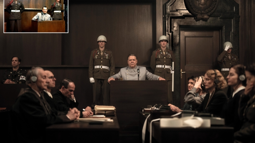 Russell Crowe als een van de grootste nazi's in de trailer voor 'Nuremberg'