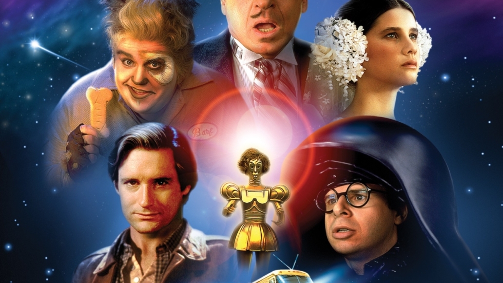 De complete cast voor 'Spaceballs 2' verzameld op één foto