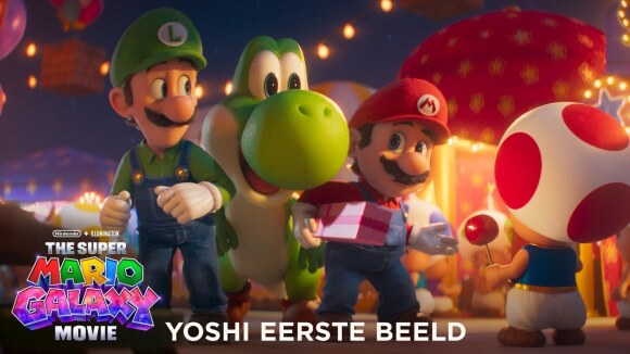 Eerste officiële beelden van Yoshi in 'The Super Mario Galaxy Movie'