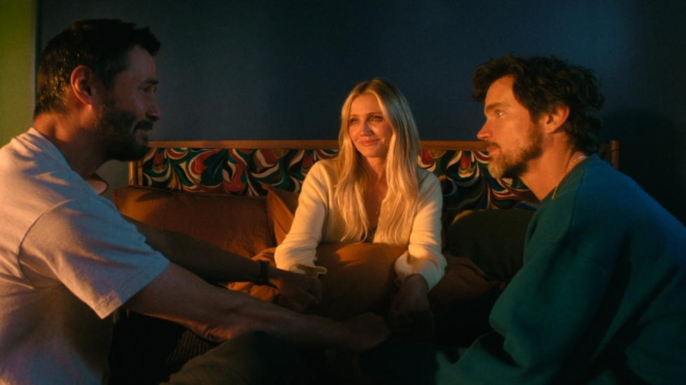 De allernieuwste film van Keanu Reeves, óók met Cameron Diaz, beleeft vandaag zijn première op Apple TV