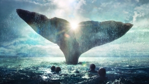 Duiker Austin Abrams wordt opgeslokt door een gigantische potvis in angstaanjagend claustrofobische trailer 'Whalefall'