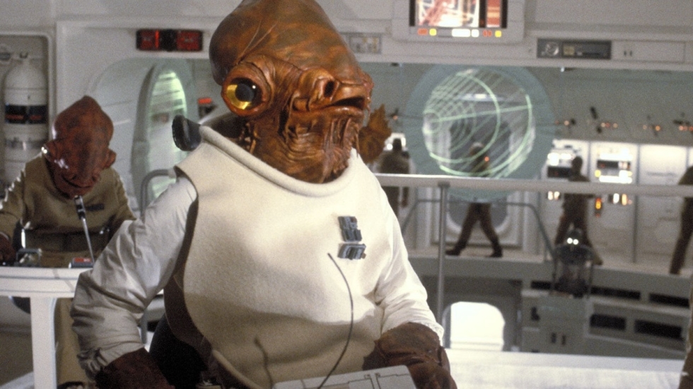 Admiral Ackbar in 'Star Wars: The Force Awakens'