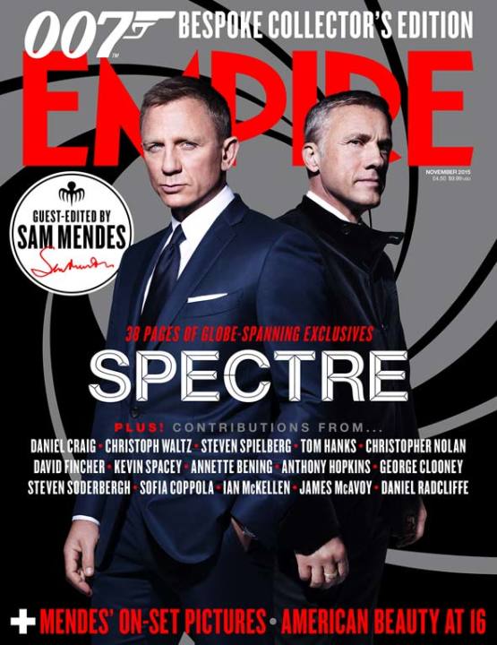 Craig, Waltz & 'Spectre' sieren nieuwe Empire-cover