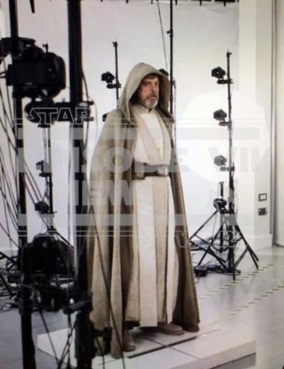 Gelekt beeld Luke Skywalker in 'Star Wars: The Force Awakens'