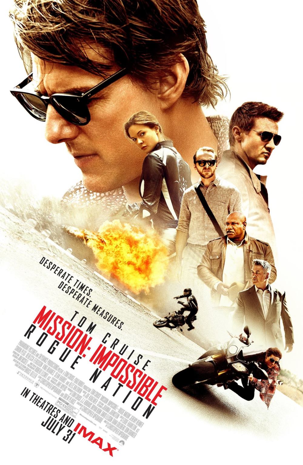 Nieuwe poster 'Mission: Impossible - Rogue Nation'