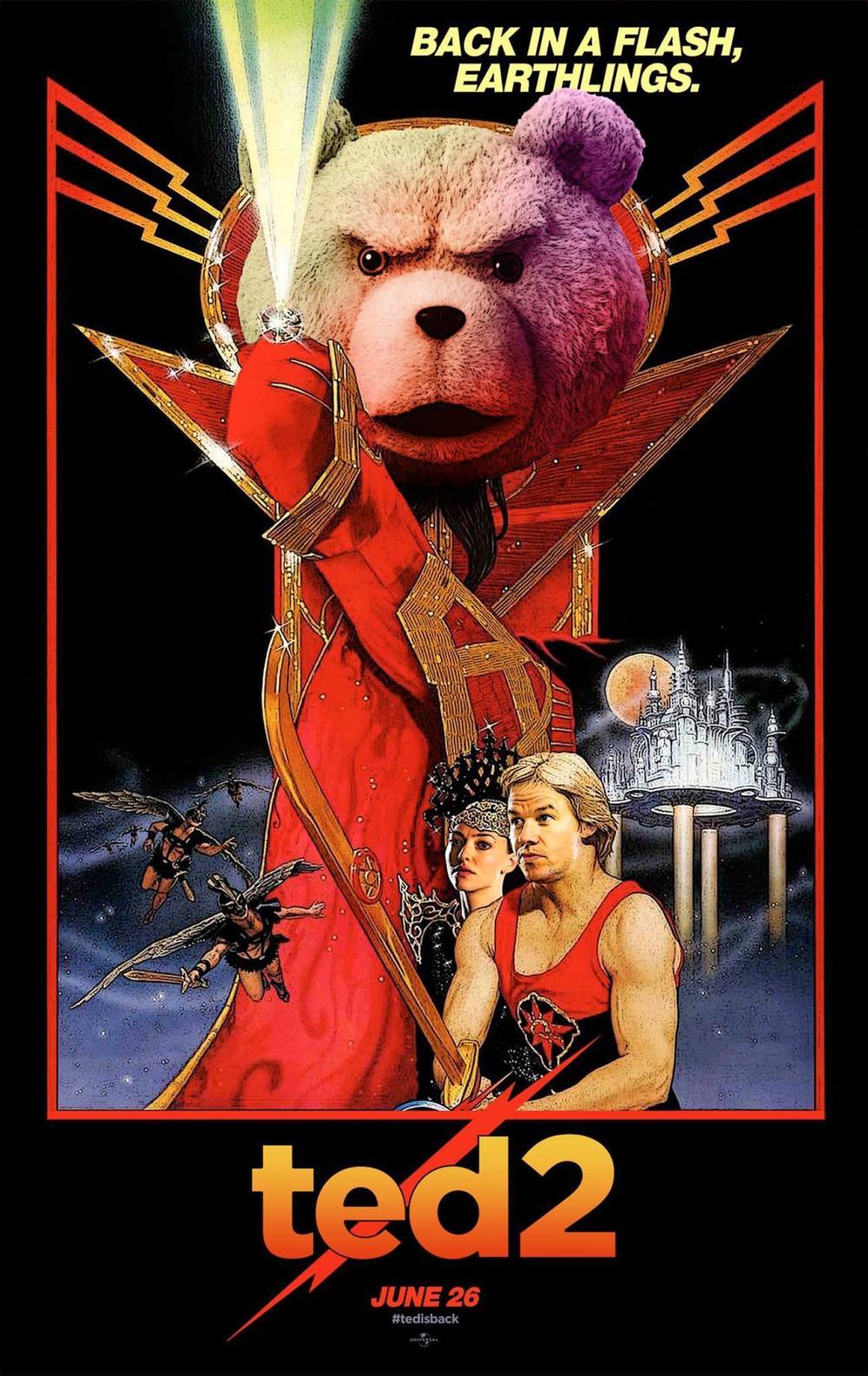 Briljante 'Flash Gordon'-poster voor 'Ted 2'