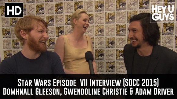 Star Wars: The Force Awakens / Comic Con - Domhnall Gleeson, Gwendoline Christie, Adam Driver