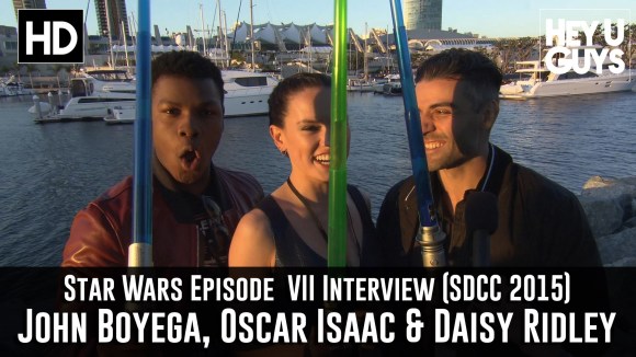 Star Wars: The Force Awakens / Comic Con - John Boyega, Oscar Isaac, Daisy Ridley