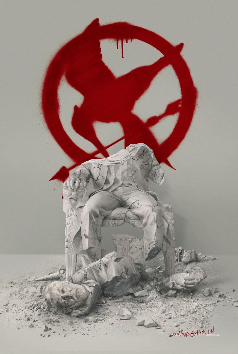 President Snow ten onder op poster 'The Hunger Games: Mockingjay - Part 2'