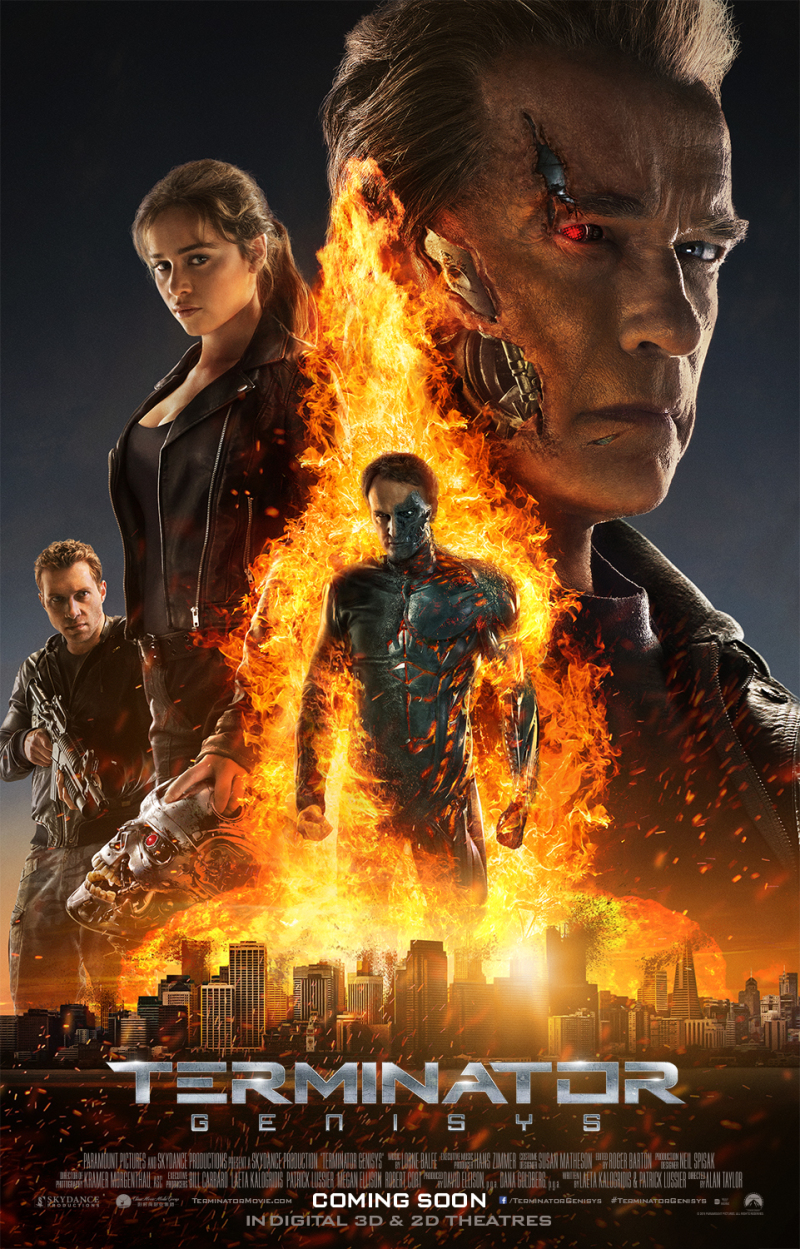 Nieuwe one-sheet toont alle hoofdpersonen 'Terminator: Genisys'