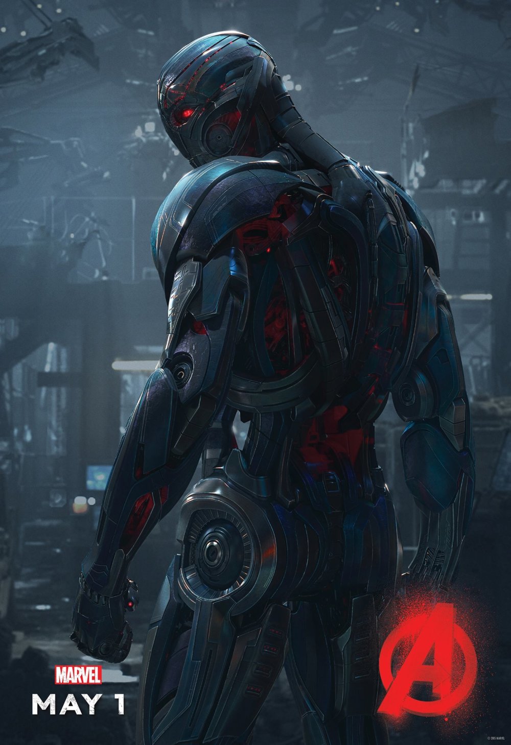 Ultron op poster 'Avengers: Age of Ultron'