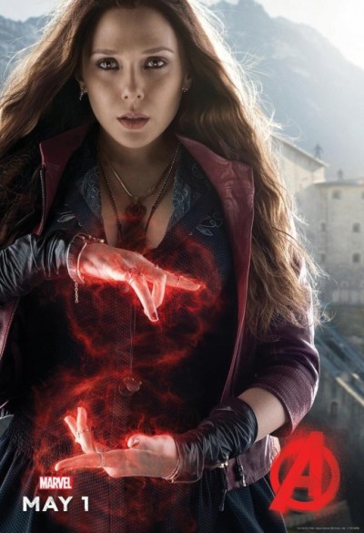 Scarlet Witch en Quicksilver op posters 'Avengers: Age of Ultron'