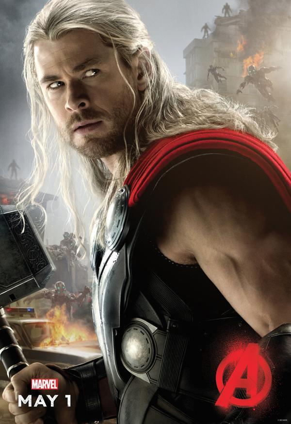 Nick Fury, Thor en Black Widow op nieuwe posters 'Avengers: Age of Ultron'